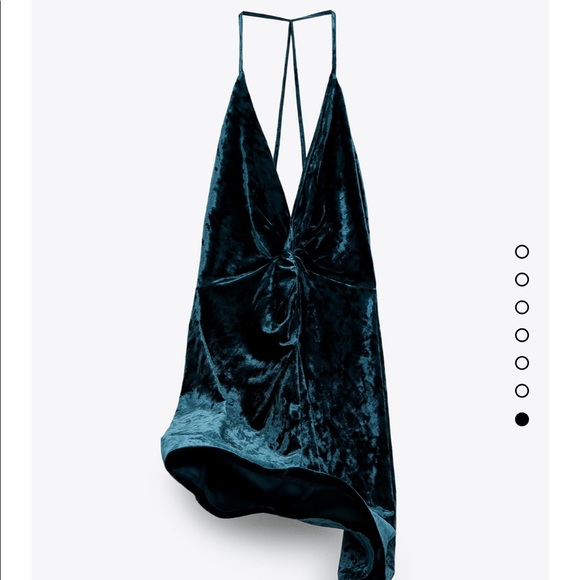 ZARA Holiday Party Velvet mini dress - Picture 11 of 16